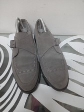 house of hounds grey suede creepers buckle shoes uk 8 ex