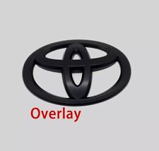 NEW 2022-25 Toyota Tundra Matte Blackout Overlay Front Grille Emblems Badge