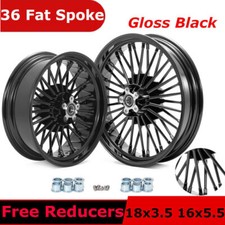 18x3.5 16x5.5 Fat Spoke Wheels Rims for Harley Softail Fatboy FLSTF Deluxe FLSTN