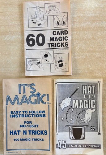 Lot booklets card magic - lot, 3