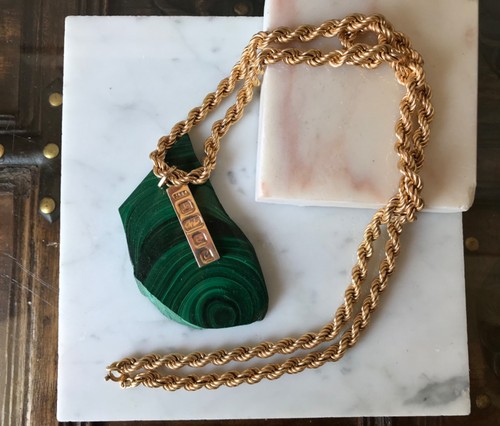 9ct gold rope twist - gold, with