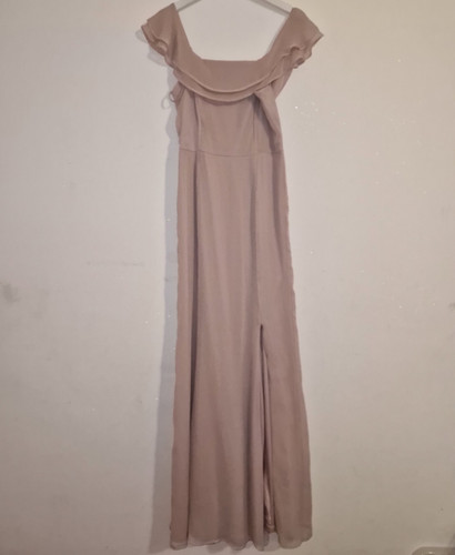 Lipsy london pink ruffle maxi - pink,