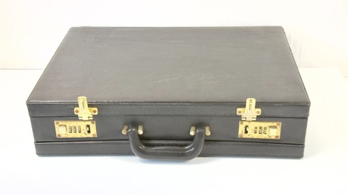 Vintage leather briefcase - vintage,