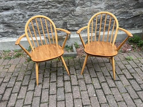 Pair vintage ercol - a,