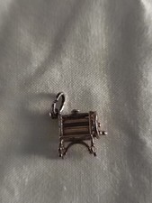 Vintage Silver Washing Mangle Charm. Very Unique. Rare.