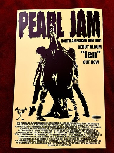 Pearl jam poster - jam, 1991
