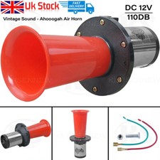 Air Horn Ahoooogah Vintage 12V Classic Sound Dog Klaxon Boat Claxon Car Van Auto