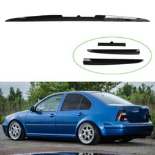 Rear Trunk Lip Spoiler Boot Wing Lip Trim Glossy Black 139cm For VW Bora Saloon