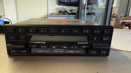 Car radio becker - **, mÉxico