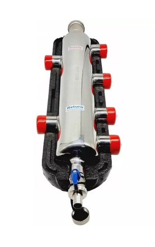 Low loss header - header, hydraulic