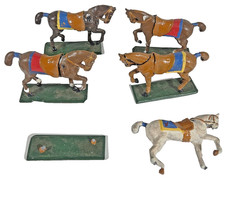 Lot of 5 German Elastolin