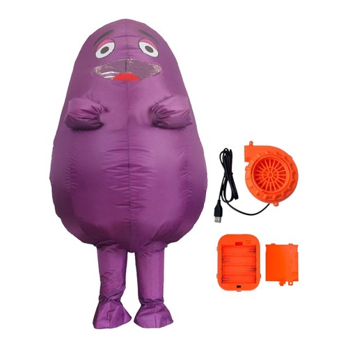 Inflatable grimace costume - grimace,