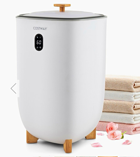 Costway white towel - towel, warmer