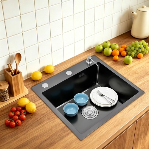 Kitchen sink black - sink,