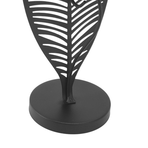 Iron leaf candle - leaf,