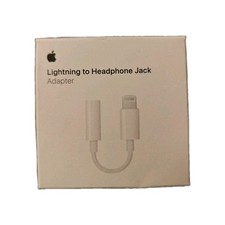 Genuine Apple Lightning to 3.5mm Headphone Jack AUX Adapter 