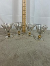 Vintage Gold Rim Polka Dot