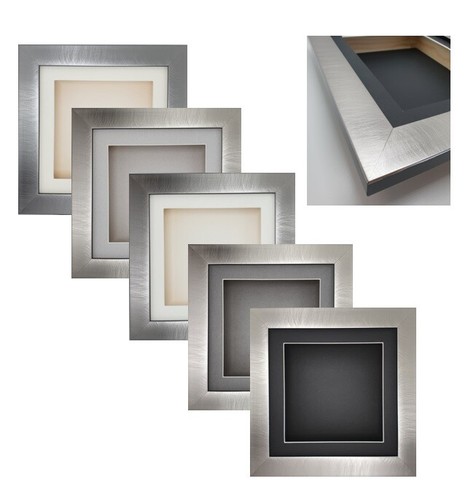 Brushed silver picture - 3d,