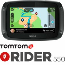 TOM TOM TOMTOM RIDER 550 WORLD MOTORCYCLE SAT NAV GPS NAVIGATION