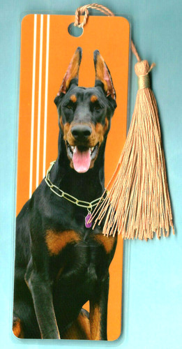 Doberman pinscher bookmark - pinscher,