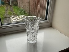 Vintage Cristal D'Arques Durand Sully 5" Hexagon Lead Crystal Bud Vase