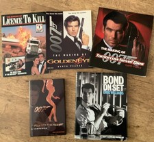 James Bond Making Of Books X5 Pierce Brosnan,  Licence To Kill Goldeneye TND DAD