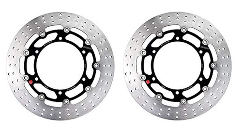 Front floating brake discs