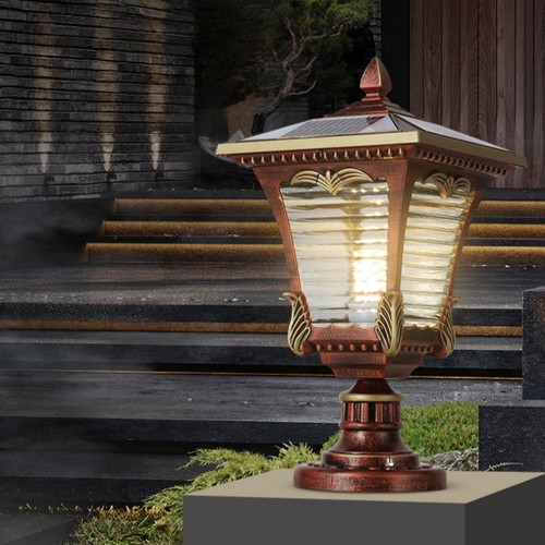 Yard post light - yard, gate