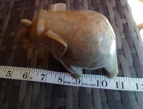 Large soapstone elephant heavy - large,