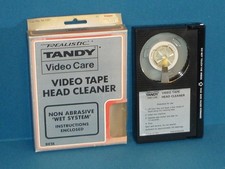 Tandy Beta Betamax Head Cleaning Cassette for Video Tape Players Recorders