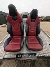 RED S5 A5 8T Sportback Coupe Front Seat Pair Retrofit Caddy T4 T5 VAG ETC