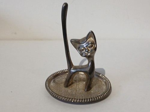 Seba silver plated - cat, ring