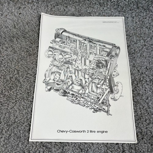 Chevy cosworth litre - 2, engine