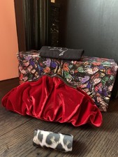 Philip Treacy Red Velvet Pouch