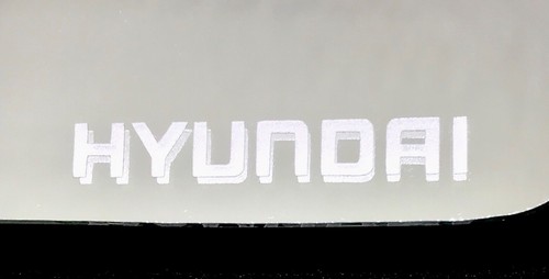 Hyundai wing mirror etched - wing,