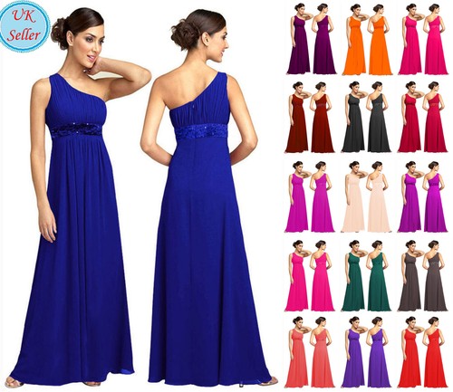 One shoulder full length - shoulder,