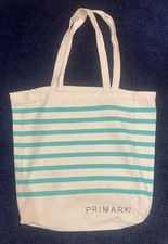 Primark Green Stripe Tote Bag