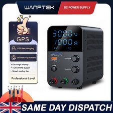 DC Bench Power Supply 0~30V 10A Lab Adjustable Variable Switching High Precision