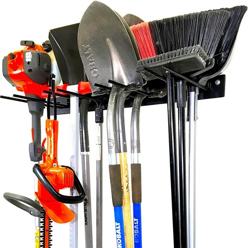 Garage garden tool holder - garden,