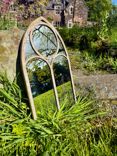 Metal gothic arch - gothic, window