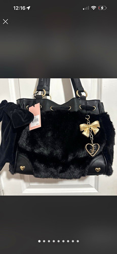 Juicy couture black tote bag - juicy,