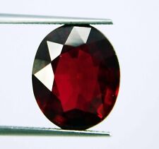 11.90 Ct Almandaine Natural Red Garnet Oval Cut Certified Loose Gemstone