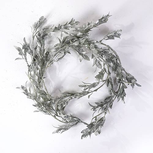 Silver glitter ficus - glitter,