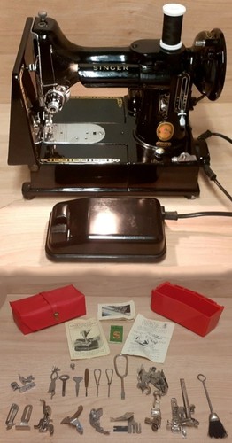 Singer sewing machine 222k - sewing,