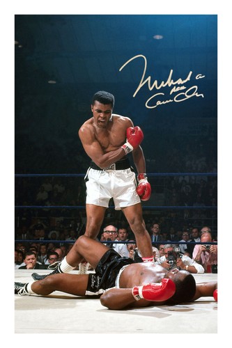Muhammad ali signed photo - muhammad,