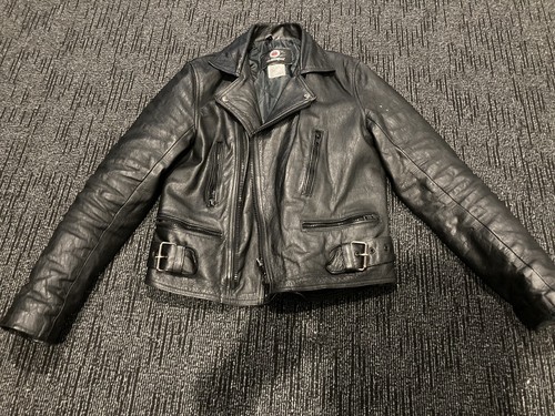Men black leather padded - black,