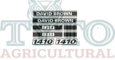 David Brown 1410 Tractor Decal