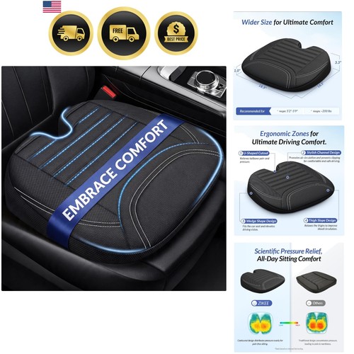 Wedge car seat - cushion, for
