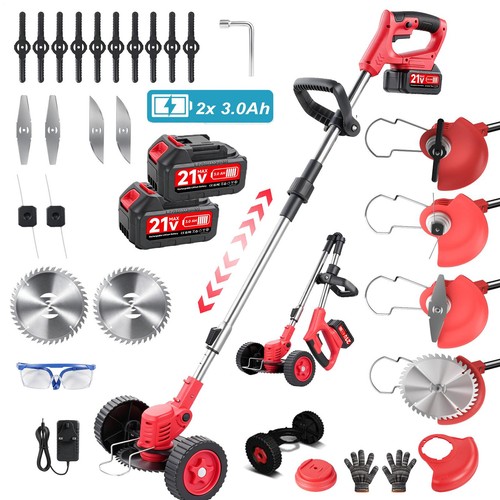 21v cordless electric strimmer - 21v,