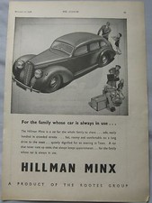 1946 Hillman Minx Original